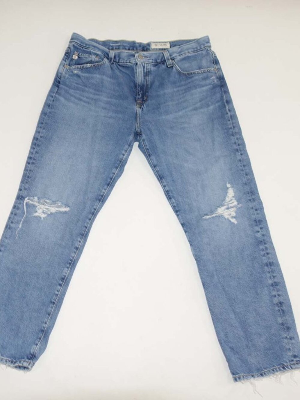 AG Adriano Goldschmied Women's Ex-Boyfriend Slouchy Slim Jeans Size 32 Blue